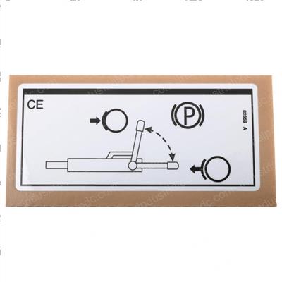 Picture of Decal Label Parking Brake Ce