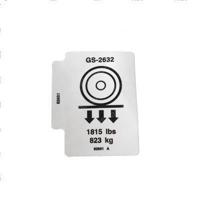Picture of Decal Label Wheel Load 2632