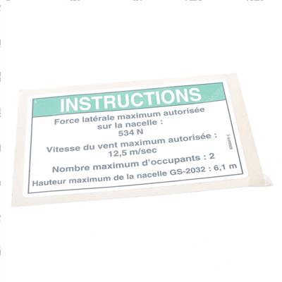 Picture of Decal Instrt Side Frc Ansi23/