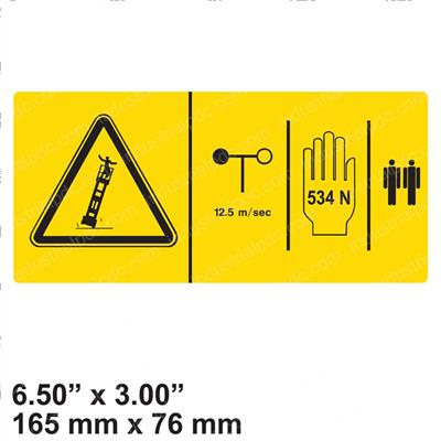 Picture of Decal - Danger Side Force 534n