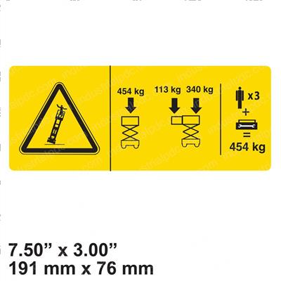 Picture of Decal - Danger Maxcap 1000