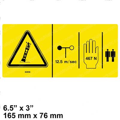 Picture of Decal Danger Side Force 3246
