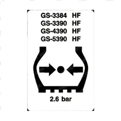 Picture of Decal - Tire Press Gs90 Ce