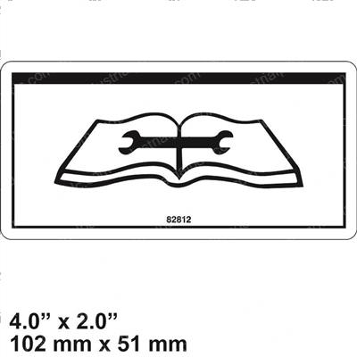 Picture of Decal - Maint Manual Enclosed