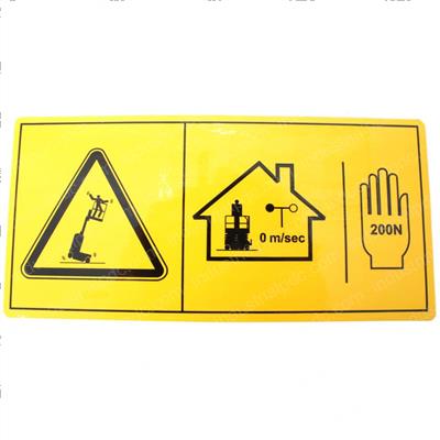 Picture of Decal - Danger Side Force Ce Gr