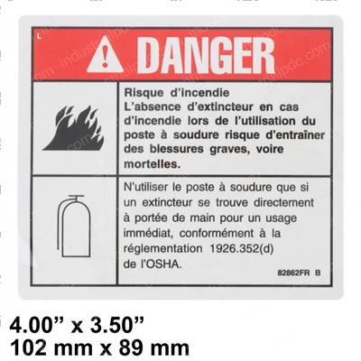 Picture of Decal Fire Extinguisher