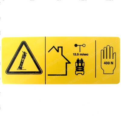 Picture of Decal - Danger Sideforce 400n