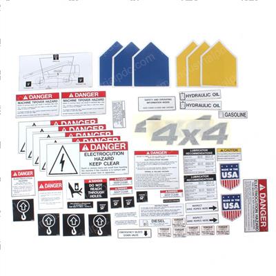 Picture of Decal Kit - Safety/Instructiona