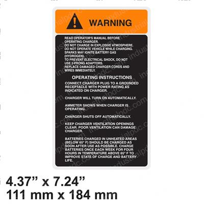 Picture of Decal - Crush Warning