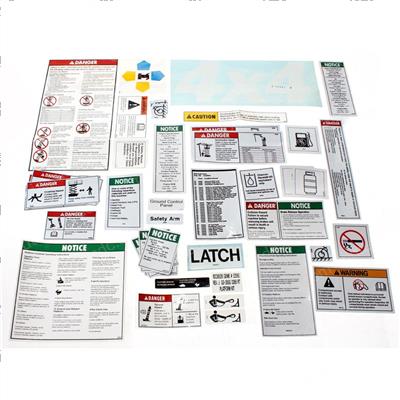 Picture of Decal Kit Safty/Instruction