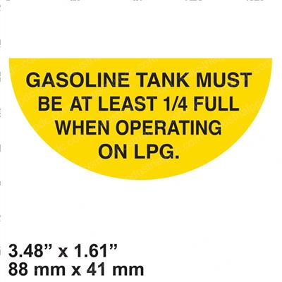Picture of Decal - Fuel Gauge Min.