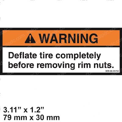 Picture of Decal - Warning