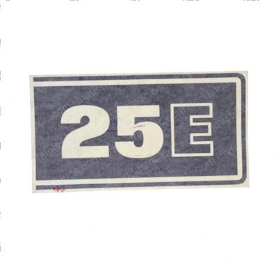 Picture of Decal - 25e