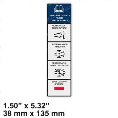 Picture of Decal - Diesel Particulate Fil