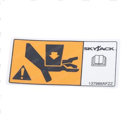 Picture of Label Vl, Crush Hazard