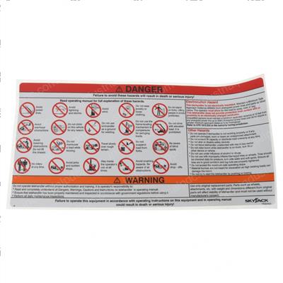 Picture of Label- Vl- Danger
