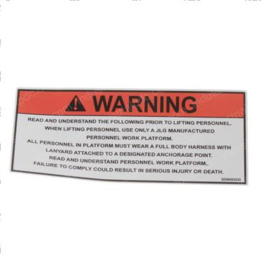 Picture of Decal- Safety Instructions