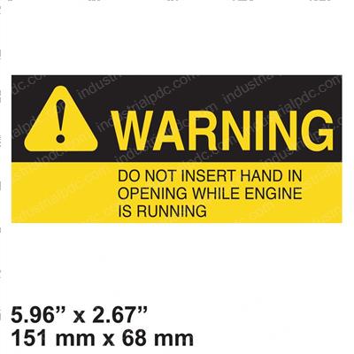Picture of Decal - Warning