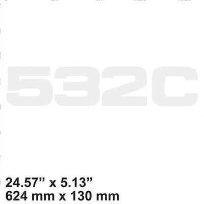Picture of Decal - Model 532c - White