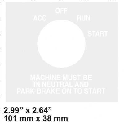 Picture of Decal - Instr Panel