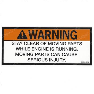 Picture of Decal - Warning