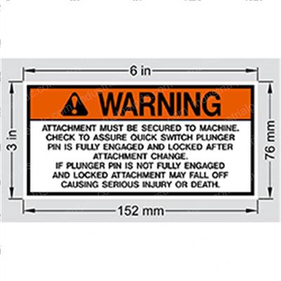 Picture of Decal - Locked Attachment