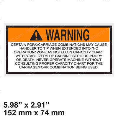 Picture of Decal - Warning