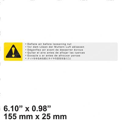 Picture of Decal - Caution