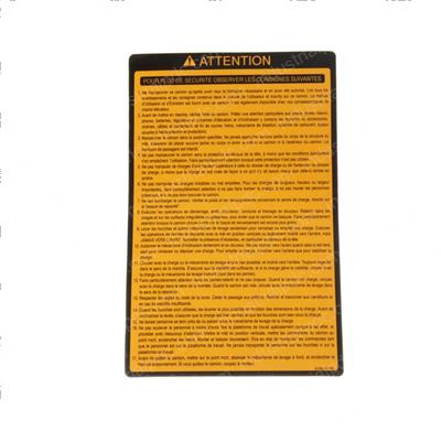 Picture of Decal - Warning