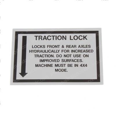 Picture of Decal - Traction Lock