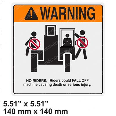 Picture of Decal - No Riders