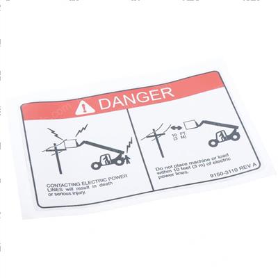 Picture of High Voltage Decal