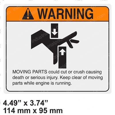 Picture of Decal - Warning