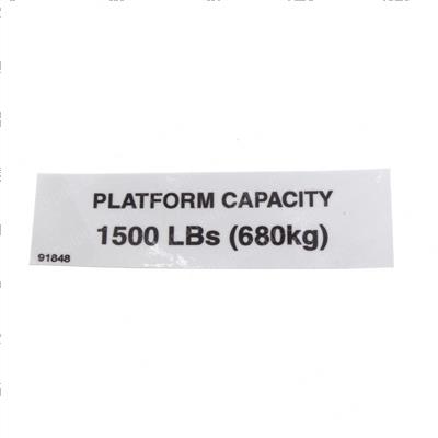 Picture of Decal - Capacity 1500  Small