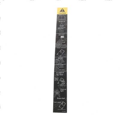 Picture of Decal-Warning English