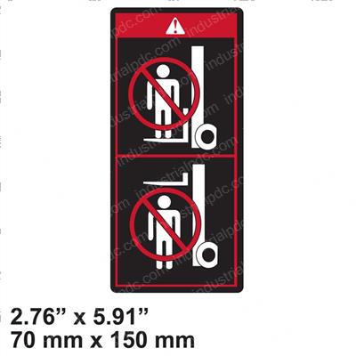 Picture of Decal - Mast Warning