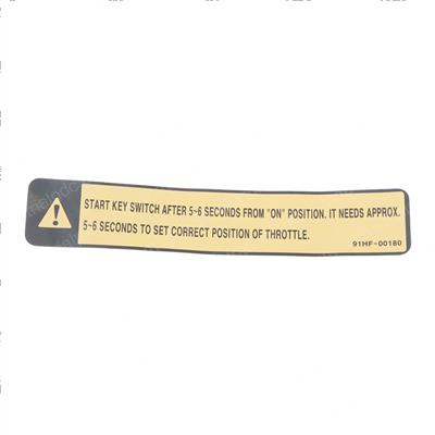 Picture of Decal-Caution