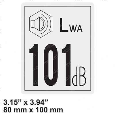 Picture of Decal - Noise 101 Db