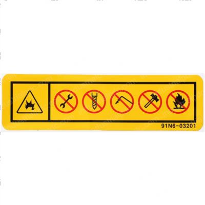 Picture of Decal-Accumulater English
