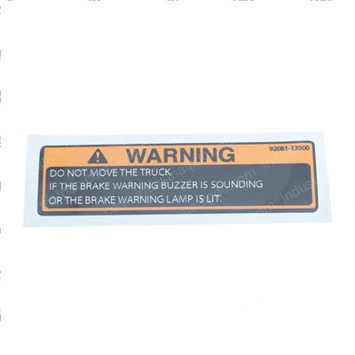 Picture of Label-Warnin