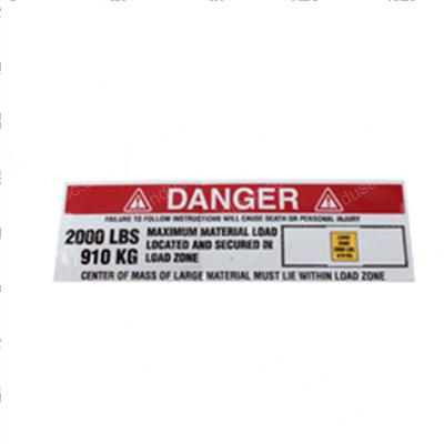 Picture of Decal - Warning Load Zone