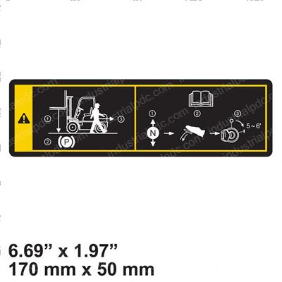Picture of Decal - Warning Parking