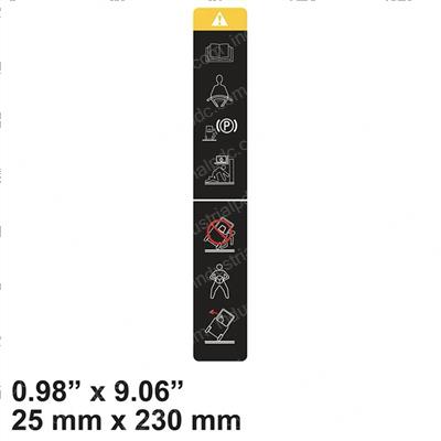 Picture of Decal - Warning