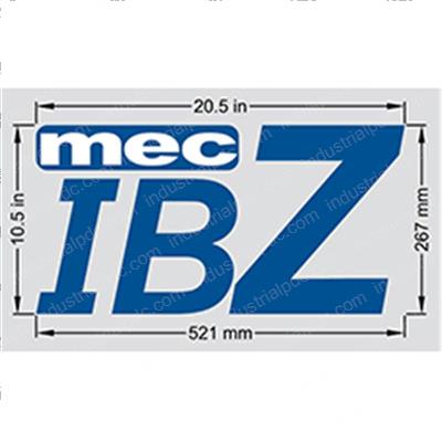 Picture of Decal - Ibz Model Blue