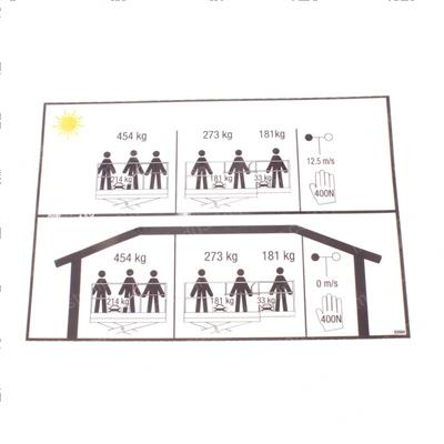 Picture of Decal - Ce Capacity Wind Rating