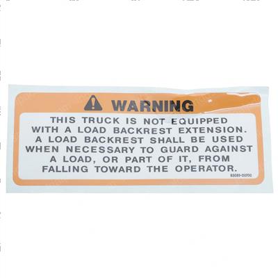 Picture of Label-Warnin