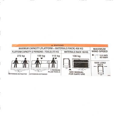 Picture of Decal - Personnel Capacity