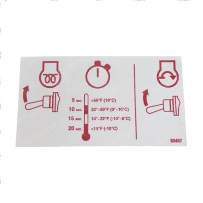 Picture of Decal - Glow Plug