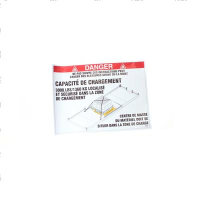 Picture of Decal - Load Zone + Gate French