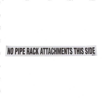 Picture of Decal - No Pipe Racks This Side